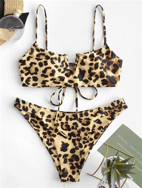 cheetah bikini|Cheetah Bathing Suit